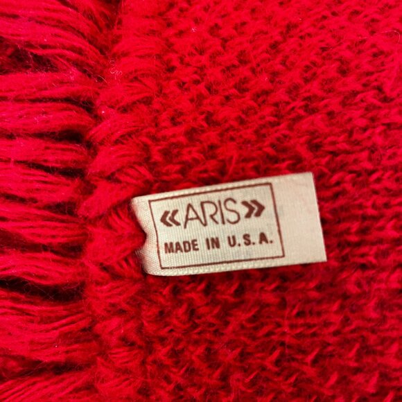 Bundle of 5 Knit and Cashmere Scarves Mixed Colors and Patterns One Size - Picture 8 of 11